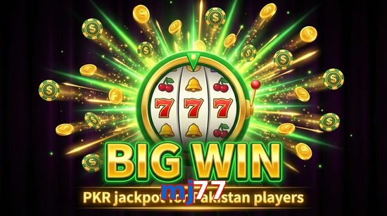 Big win animation on Mj77 slot game